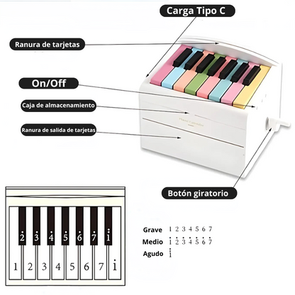 Piano Calendario de TS con más de 50 canciones